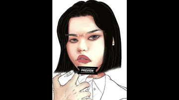 #speedpaint (iPad #Procreate drawing process)2022 Full video on my channel! #shorts