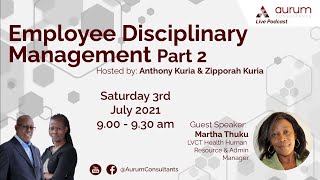 Employee Disciplinary Management Part 2