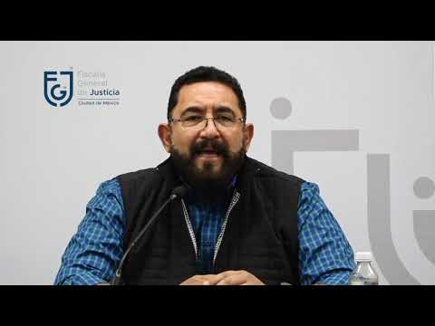 Mensaje a Medios del Vocero de la Fiscalía General de Justicia CDMX, Ulises Lara López