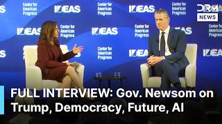 FULL INTERVIEW: Gov. Newsom Launches Fierce Attack on Trump, Talks U.S. Democracy, Future, AI | AC1N