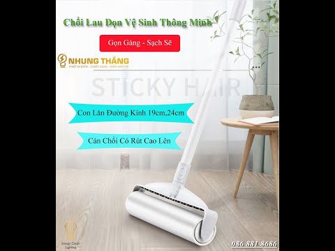 Video Chổi Lăn Bụi Lau Dọn Vệ Sinh Thông Minh - Làm Sạch... - youtube