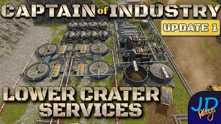 Inner Crater Services  Ep45 Captain of Industry  Update 1  Lets Play, Walkthrough