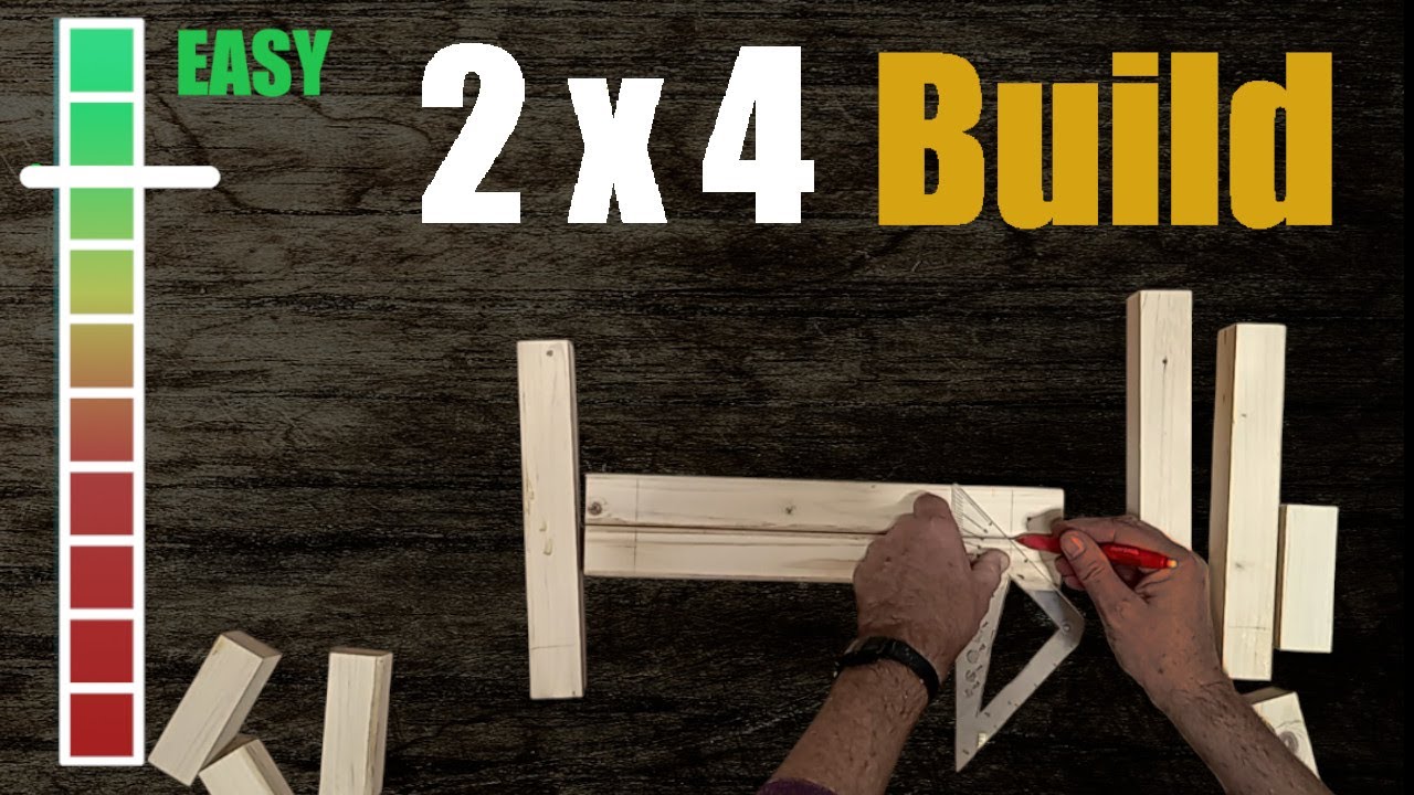 木材　　diy Easily build a wood deck using only 2x4 lumber - YouTube