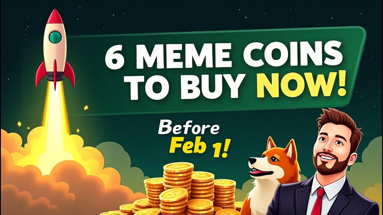 "6 Best Meme Coins to Buy NOW Before February 1st! 🚀💰" || Investor Flux ...