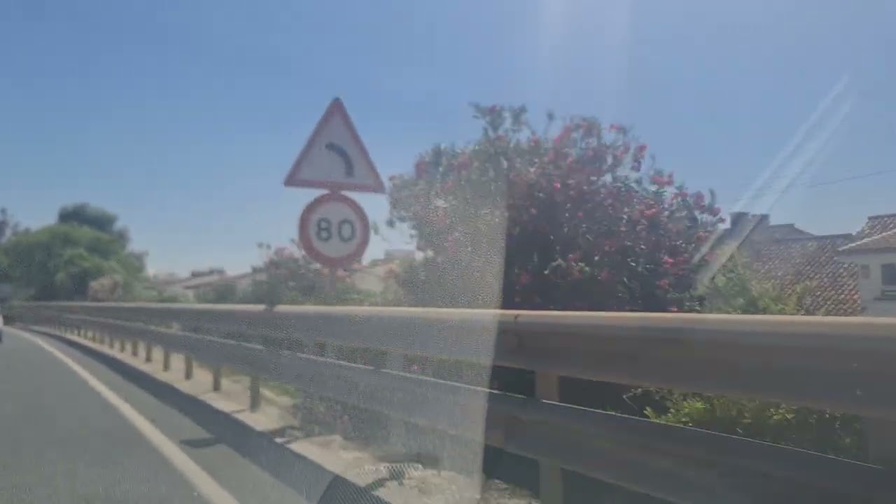 طريق من la linea الى estepona اسبانيا 🇪🇸