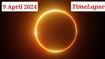 Total Solar Eclipse 2024 Timelapse video