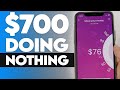 NEW App Pays $700.00 For FREE! (NO WORK) Make Money Online