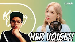 TAEYEON (태연) - Dingo Killing Voice (딩고 뮤직) REACTION