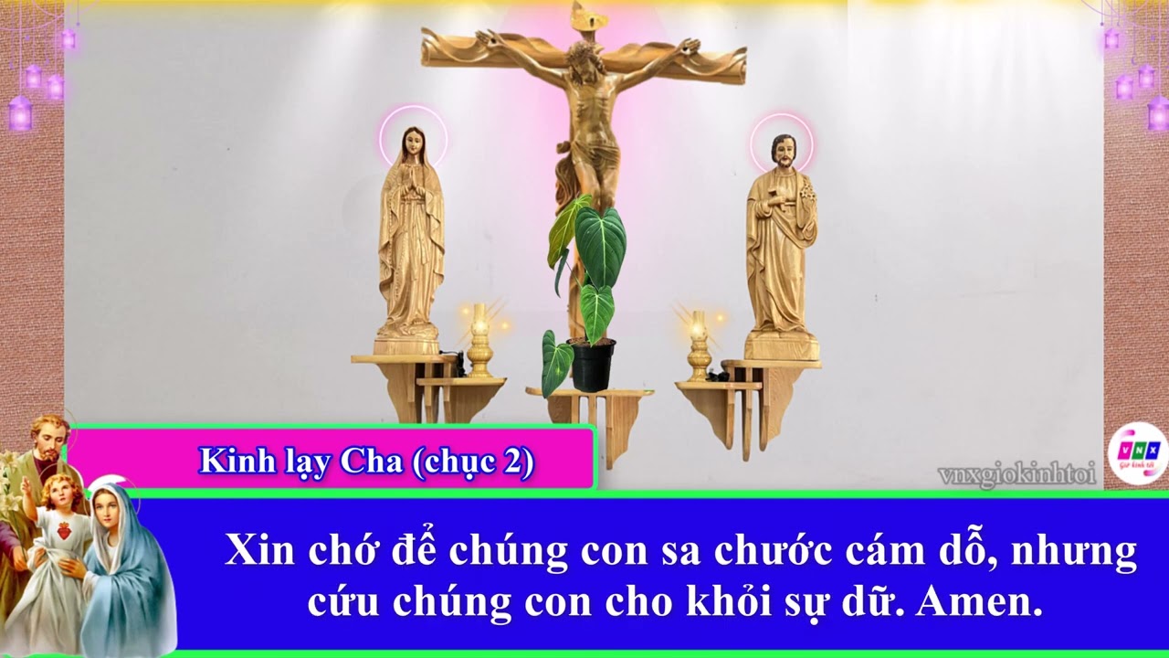 Giờ kinh tối gia đình với kinh mân côi Thứ hai ngày 02.03.2026 | #giokinhtoigiadinh