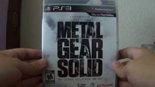 Ksn Gamings Metal Gear Solid The Legacy Collection Unboxing Ps3