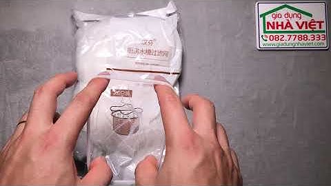 Bộ 100 túi lưới lọc rác chậu rửa bát