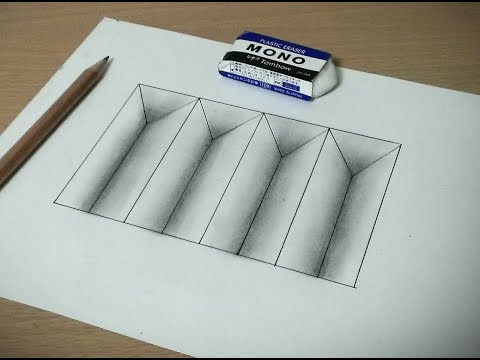 トリックアート 紙にギザギザの穴を開ける方法 Trick Art Youtube