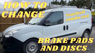 How To Replace The Front Brakes On A Vauxhall Combo Van A Step-By-Step Guide