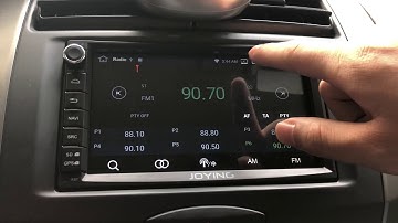 Testing Joying 7" Double din Android 8.0 Car GPS Navigation System in Nissan Car