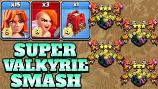 Valkyrie & Super Valkyrie Attack Strategy!! Best Th14 Attack Strategy - Clash of Clans Town Hall 14