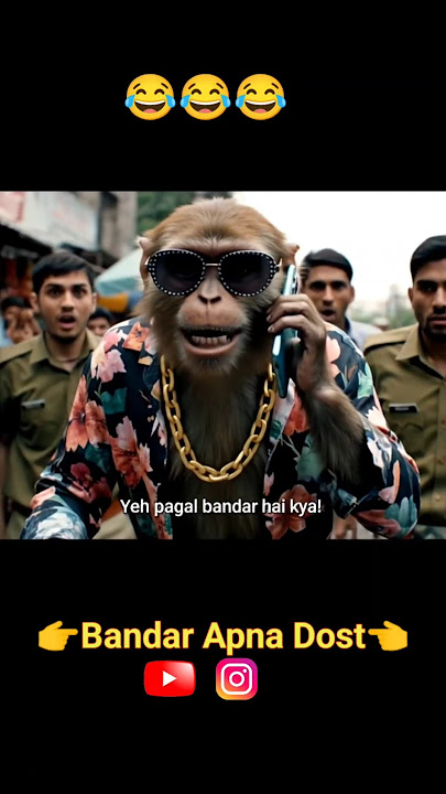 Bandar Bhai Ka lafra ho gaya😂 Monkey funny video #Bablu #Aivlog #monkeyvlog #ViralAivlog #shorts