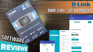 D-Link DWR-2101 WiFi 6 5G SIM Router - Software, Browser GUI and Apps screenshot 1