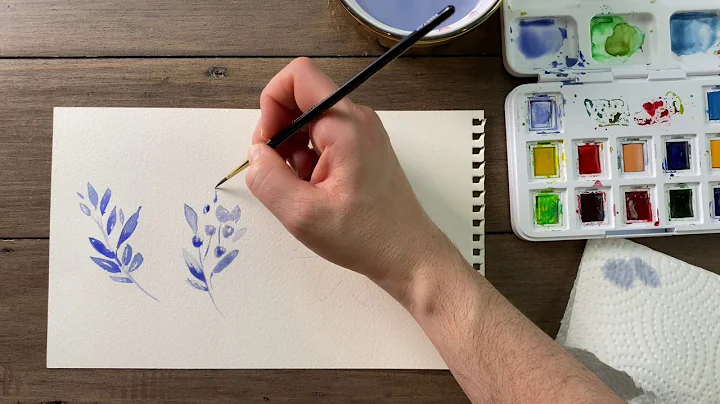 Winter Watercolor With Callia Artist Brushes