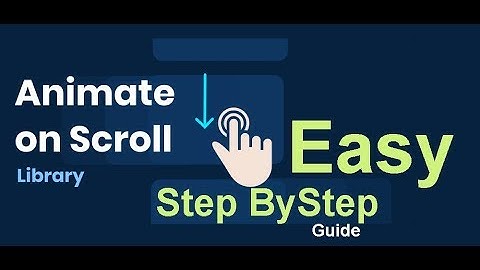 Animate On Scroll Webpage | AOS Library - Urdu / Hindi