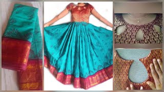 chinna pillala long frock