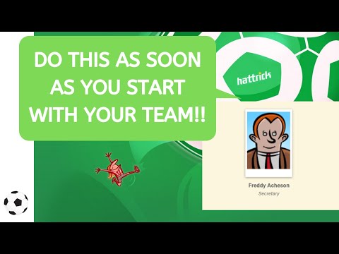 Do these two things right after creating your Hattrick.org Team!! Hattrick Online Game for beginner