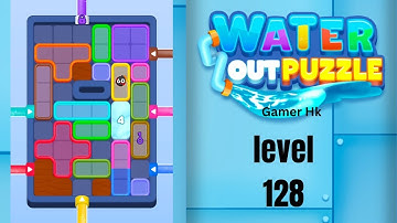 Water out puzzle level 128 Walkthrough Solution 
