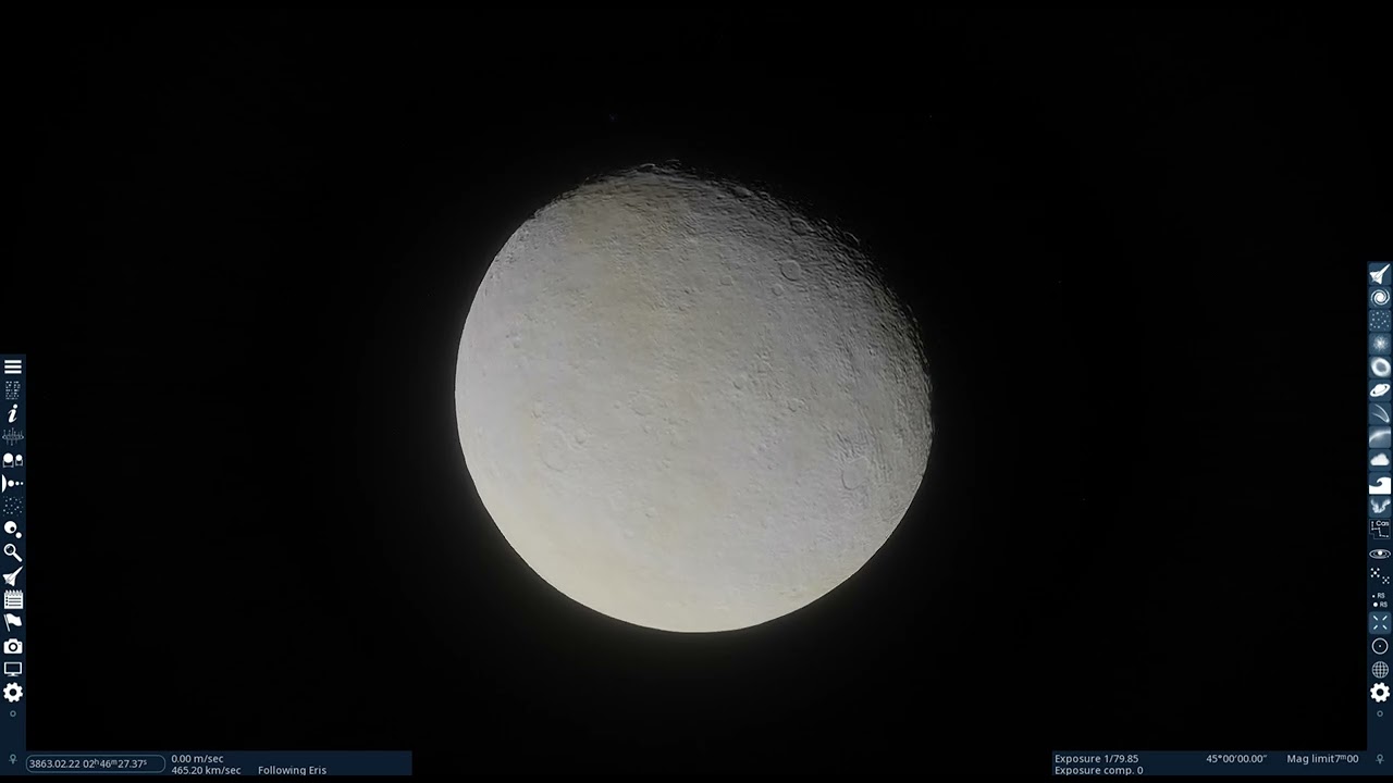 One Minute long video of Eris [4K]