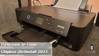 XP 15000 Chipless Firmware (Re) Install for Sublimation 2023.