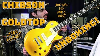 Let's Unbox a Goldtop Chibson! (Fake Les Paul From Ali Express)