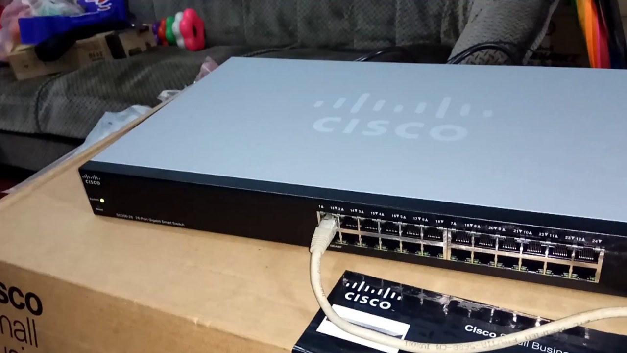 Unboxing Cisco SG200-26 Gigabit Smart Switch