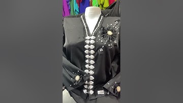 Áo cóm dân tộc thái màu đen huyền bí