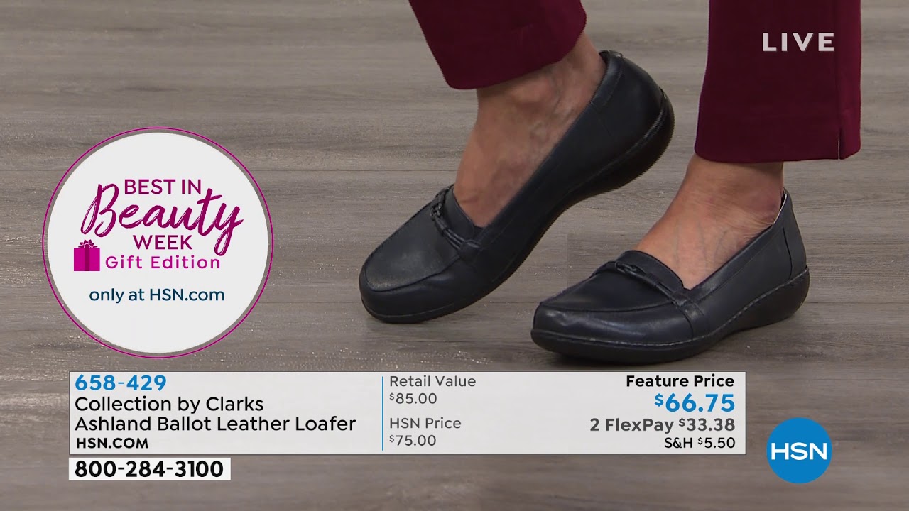 clarks collections women's ashland indigo flats