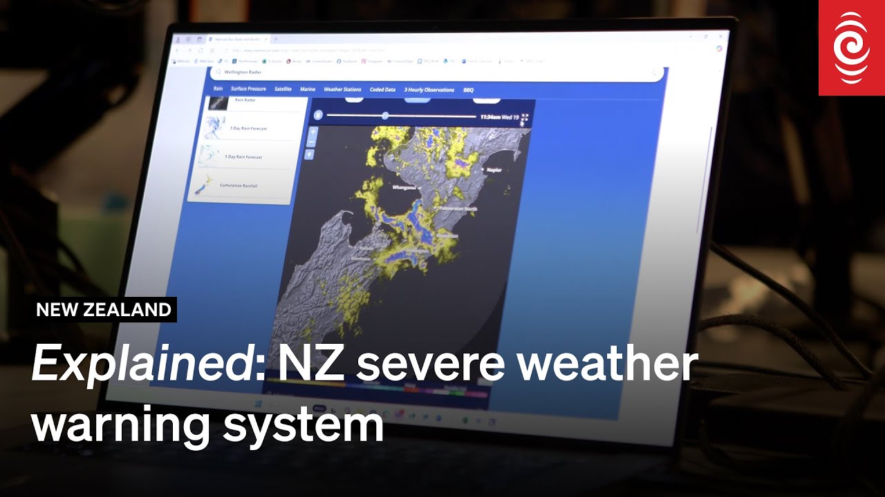 Yellow, orange, red: MetService's severe weather warning system explained | RNZ