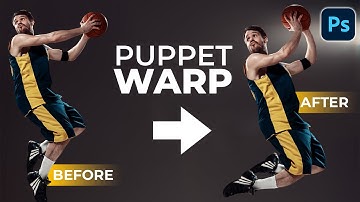 The Pro Way to Change Body Pose in Photoshop #graphicdesign #puppetwarp #photoshop