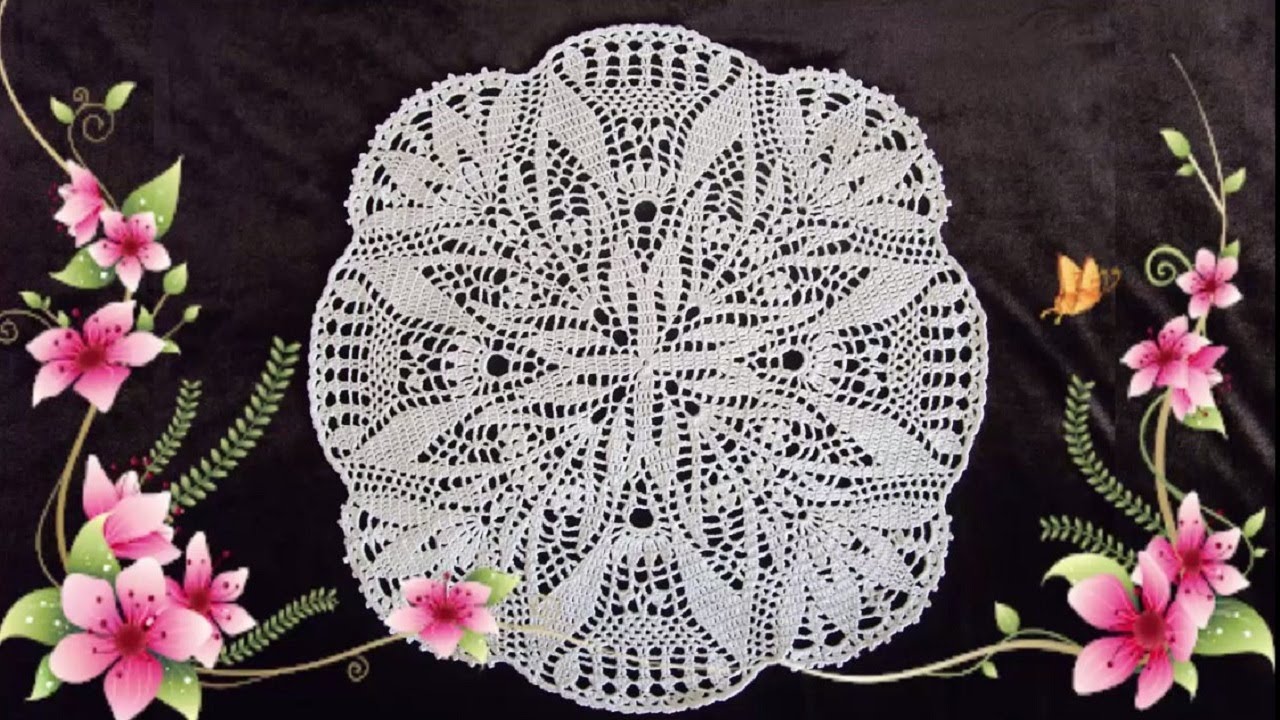 КРАСИВАЯ ЯПОНСКАЯ САЛФЕТКА КРЮЧКОМ. ЧАСТЬ 1