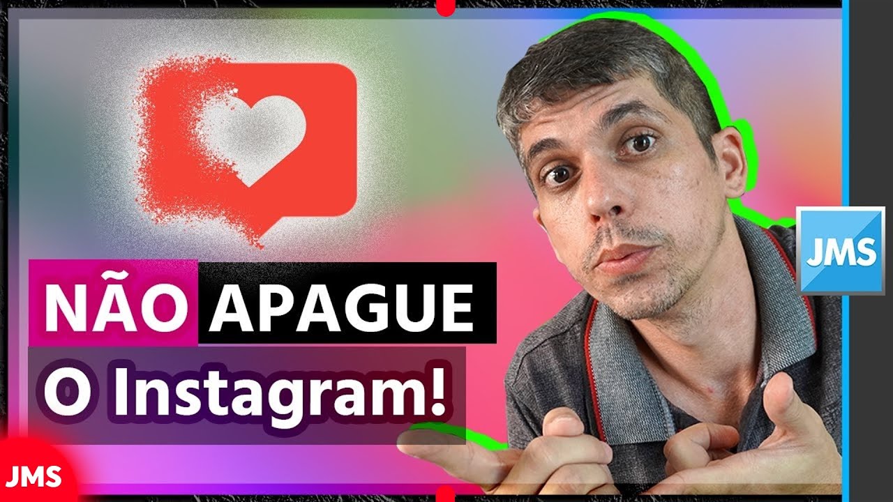 Como APAGAR Ou Desativar A CONTA Do INSTAGRAM YouTube