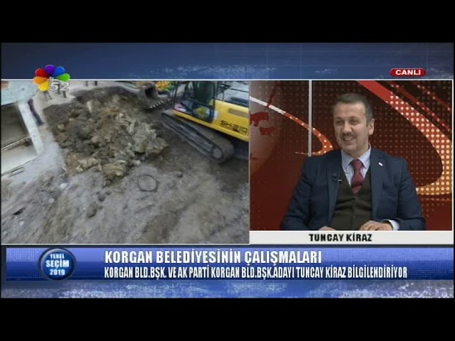 04/03/2019 YEREL SEÇİM 2019 - TUNCAY KİRAZ / KORGAN BLD.BŞK. VE AK PARTİ KORGAN BLD.BŞK.ADAYI
