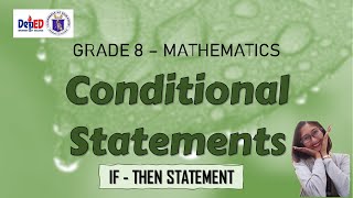 Conditional Statements (If-Then Statement) - Grade 8 | TAGALOG |