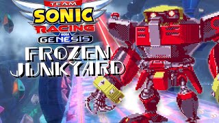 Team Sonic Racing - Frozen Junkyard Sega Genesis Remix