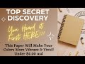 Undiscovered Amazing Cardstock | Make Your PDF Coloring Pages POP | #bestpaperforcoloredpencils