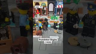 January 17, Prohibition Begins (1920) 🫗 LEGO #lego #shorts #shortsfeed