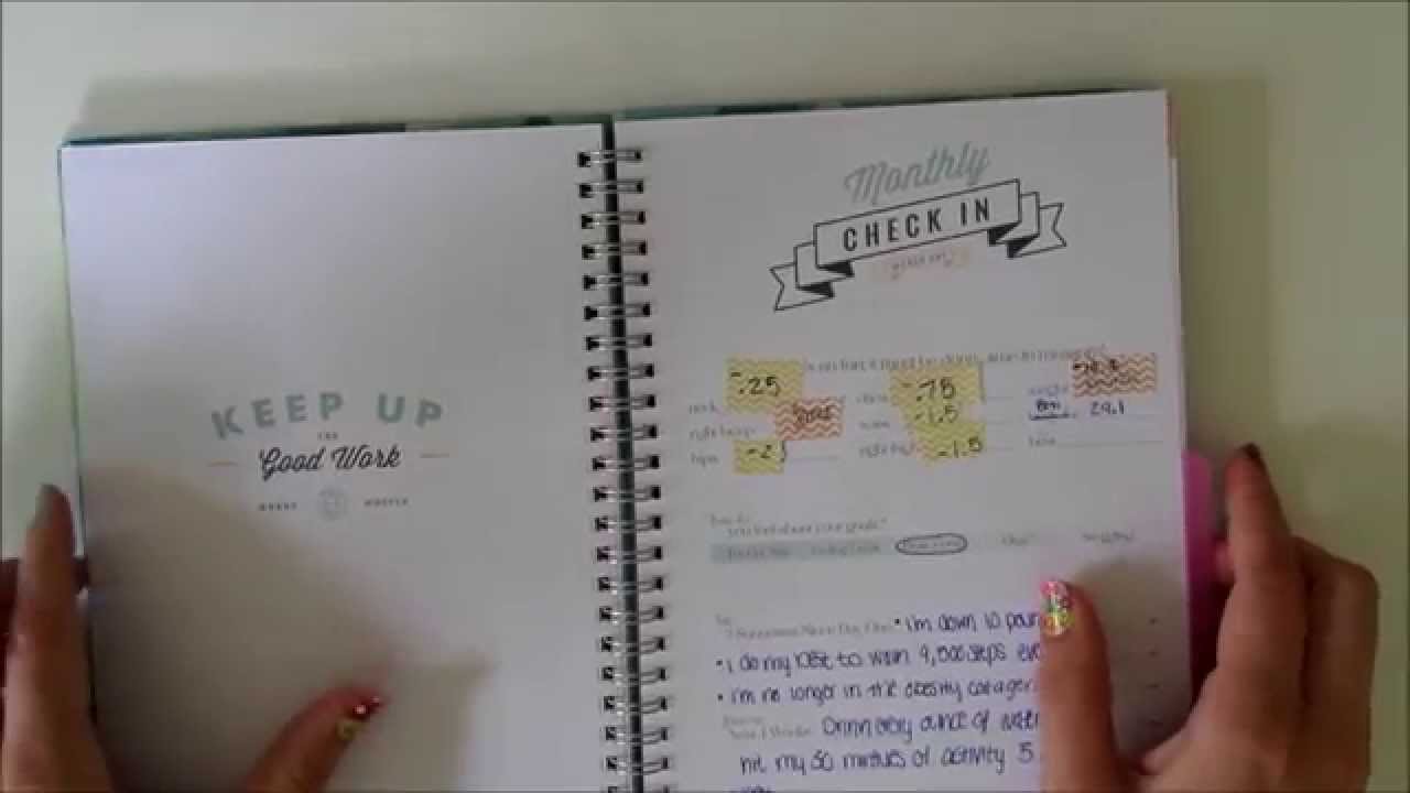 Week 3 Weigh In | InkWell Press Planner | Month One Check Up - YouTube