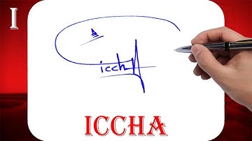 Iccha Name Signature Style - I Signature Style - Signature Style of My Name Iccha