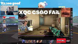 ShahZam reacts to XQC fail miserably at CSGO