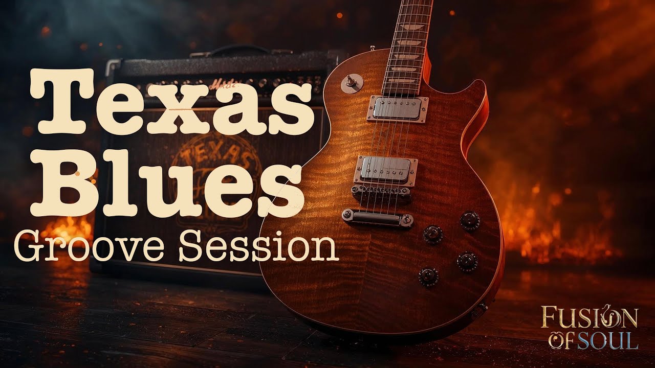 Texas Blues Groove Session – Warm Fire Guitar Instrumental | Fusion of Soul