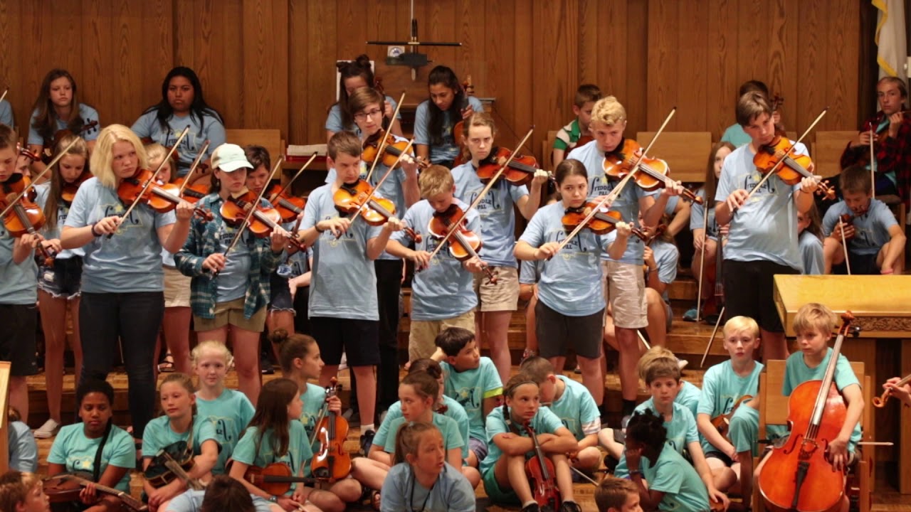 06.21.2019 Fiddle Pal Camp Recital - Tit Galop Pour Mamou - YouTube