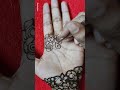 Floral plam mehandi design  easy flowers mehendi henna shorts youtubeshorts