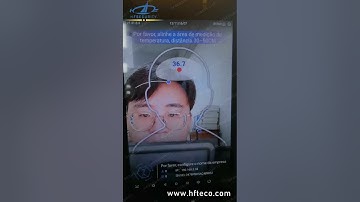 Brazil  Health Code Scan Device RA08T Face Recognition Temperature Measurement