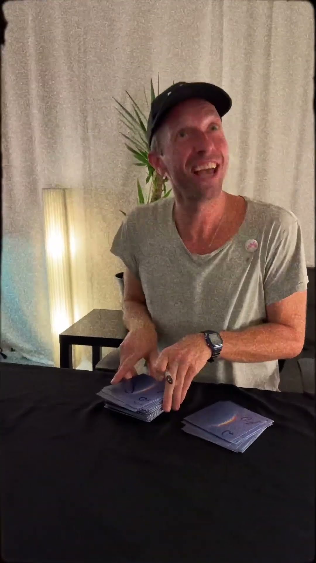 Signing stuff, listening to @ChappellRoan