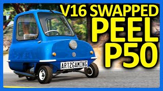 I Built A V16 Peel P50 In Beamng